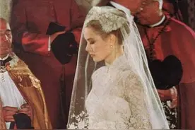 各国王妃婚礼上头纱遮面的样子，格蕾丝高雅精致，夏琳优雅端庄图片