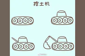 交通工具系列简笔画，简单有趣，快快和宝宝一起画起来吧图片