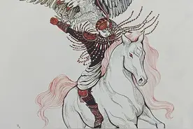 《山海经》中奇异国度懂机械能造飞车，一只胳膊三只眼睛很神奇吧图片