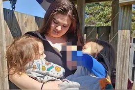 美国女子坚持给已经5岁和2岁的儿子喂母乳：要喂到8岁，根本停不下来图片