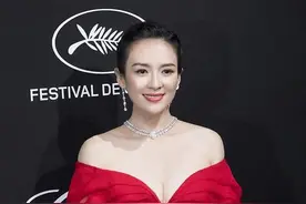 章子怡深V晚礼服美翻了图片