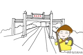 一组可爱的毕业小和尚返校简笔画，萌翻了图片