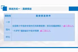 299人！ 南安市2021年普通高中自主招生方案出炉!图片