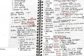 膜拜！湖北“学霸笔记”被曝光，网友感叹：不愧是考上“双一流”的学生！图片