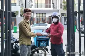 疫情期间外卖成柬埔寨最火爆行业图片