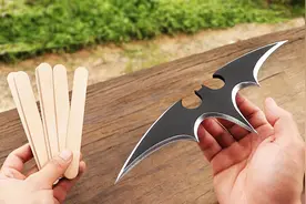 把吃剩的冰棍木棒做成飞镖、匕首，夏天过完兵器库都有了图片