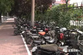 邯郸市停管办：新增非机动车标线54000米 让便道停车更规范 ​图片