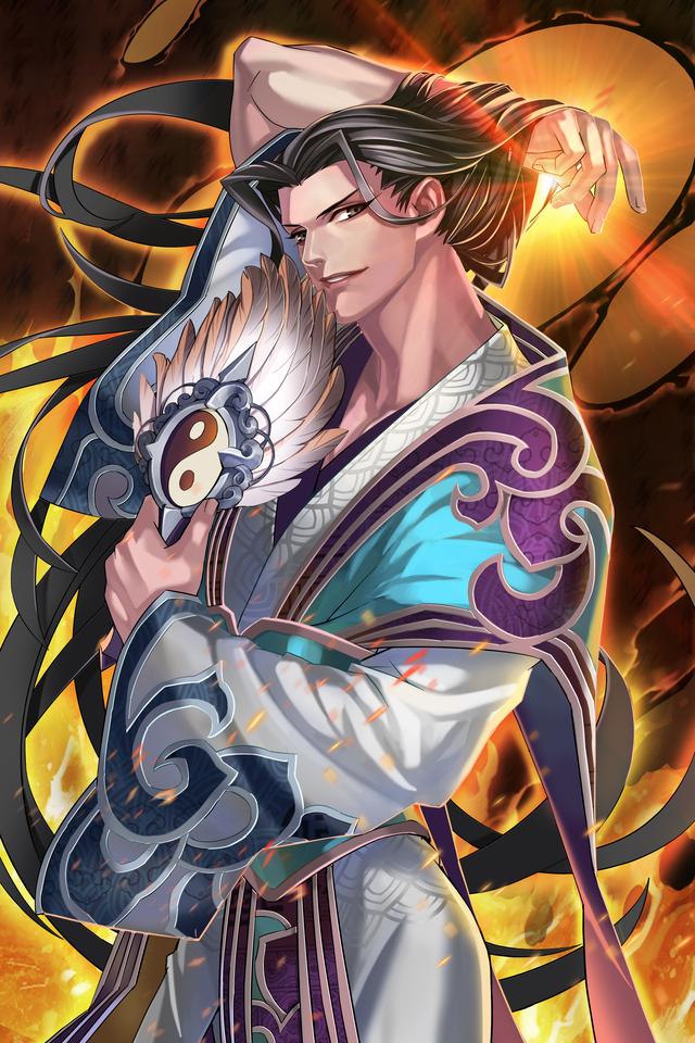 唯美国漫风格《三国罗曼史》游戏卡牌高清原画 女性版三国人物欣赏