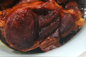 营养早餐第205期，猪肉这样卤着吃，用料简单、鲜香味浓又软烂图片