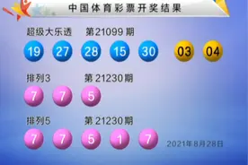 大乐透21099期1注1000元花落福建宁德 中奖票为一张42元7+2复式票图片