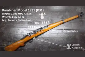 精工细作、精度超高，二战时期瑞士的K31步枪真的就那么好么？图片