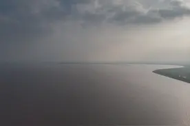 航拍哈尔滨网红“海”，烟波浩渺，还真有点意思图片