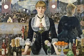 19世纪的“夜巴黎”——《女神游乐厅的酒吧》图片