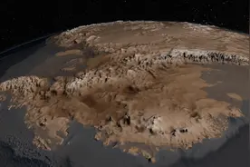 卫星传回火星相片，出现不明建筑，科学家：或是外星人存在的证明图片