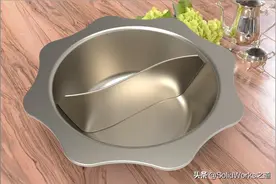 SolidWorks鸳鸯锅建模实例，火锅整起来图片