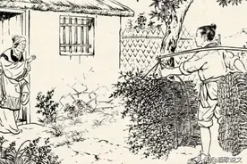故事：瞎眼老娘和不孝老二图片