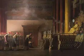 古代大臣见皇帝，真是电视剧里那样，边磕头边喊万岁万岁万万岁？图片