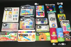 18款儿童蜡笔、油画棒测评：百年品牌居然这么难用？图片