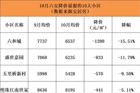 六安跌的最狠的10大小区，有你家小区吗？图片