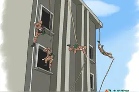 漫画｜练兵正当时！多种实战化课目轮番上演，挑战官兵极限图片