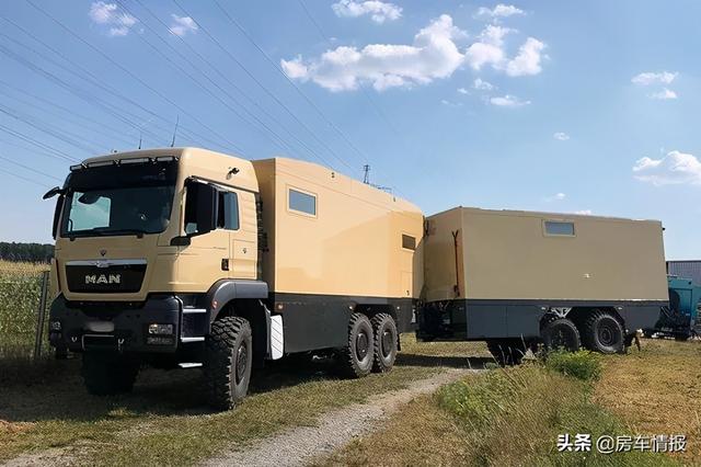 德国MAN卡房车车主敢这么玩？7米厢体，内藏一室一厅和电焊机