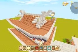 阿菜游戏古风建筑教学 古风小宫殿屋顶浮雕制作方法