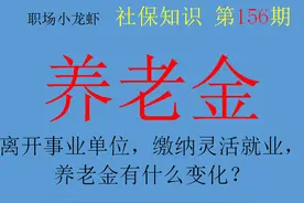 事业单位工作20年，出来后100%缴纳养老金，领取养老金有什么差别图片