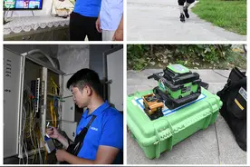 高温下的坚守：“蚌埠移动铁军”装维小哥 只愿用户早日使用移动宽带图片