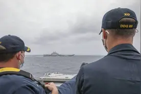 055大驱编队从美国海域返航，穿行大隅海峡，日本：累了，不爆照图片