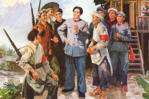 毛主席登上六盘山后，写下一首《清平乐》，全词大气磅礴雄浑豪放