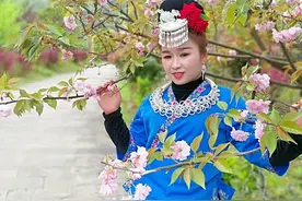 她叫艾玉，来自贵州黔东南的苗家阿妹，长得太漂亮了图片