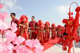 CCTV-3《喜上加喜》特别节目 | 绿色沁源·脱贫脱单全国百对新人集体婚礼9月29日在篮球公园录制图片