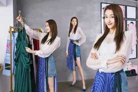 果然，认真穿衣打扮的梁爽才是最刚最真实的图片