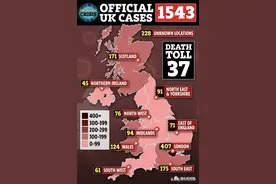 确诊1543，死亡55，英国政府真的放弃抵抗了吗？图片