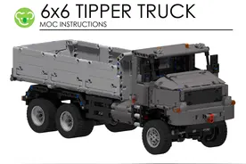 乐高科技moc--6x6 Tipper Truck图片