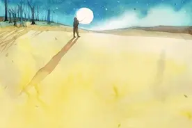 韩国插画师 kim.minji 笔下的一组水彩小王子作品欣赏图片