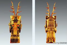 【国宝品鉴】彩漆木雕镇墓兽图片