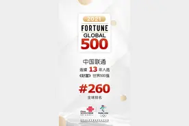 跃升30位！中国联通连续13年入选《财富》世界500强图片
