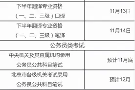 2022国考预计11月底举行！图片