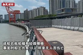 又撞了！一货船今晨碰擦龙华徐汇滨江岸线，为什么受伤的总是它图片