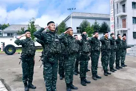 武警丽水支队：退伍老兵坚守战位做好“排头兵”图片