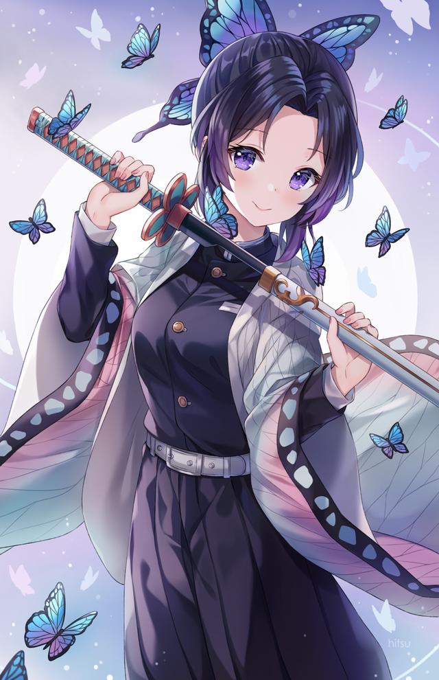 紫色系动漫美少女图集，话不多说，上车