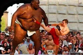 900磅相扑选手身价过亿，妻子每晚担心会被压死，退役一年就离世图片