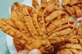 炸排叉也叫麻叶，老左教你制作比例及手法，学会了可以自己在家炸图片