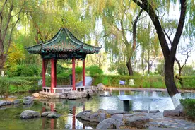 济南章丘百脉泉公园图片