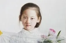 一组让人感觉到温暖的中国写实油画作品图片