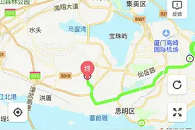 大乌龙！导航软件“填海”厦门成了“半岛”图片