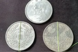 一根线的科学数据，帮你鉴定袁大头的真假，让假币现形图片