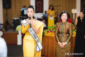 柬埔寨选美小姐赴美参赛图片