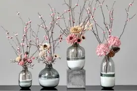 樱花桃花巧妙搭配简约、唯美，为生活增添色彩，尽显艺术浪漫情怀图片